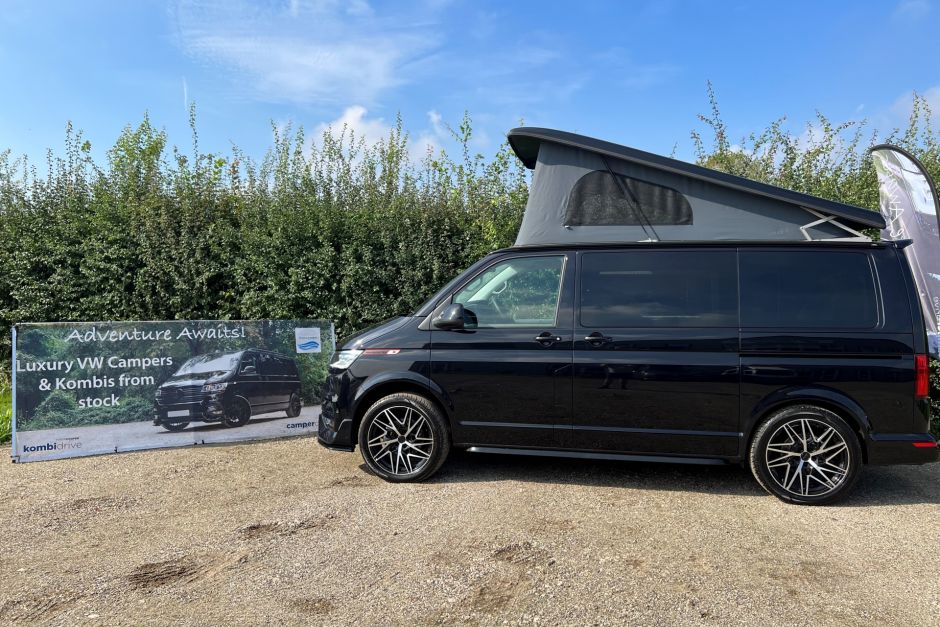 VW Transporter T28 SWB 150 DSG Campervan Deep Black OVY