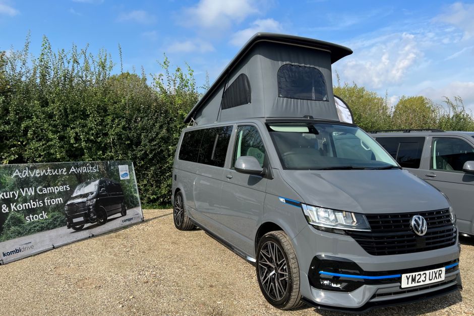 VW Transporter T28 LWB 150 DSG Highline Campervan Pure Grey UXR